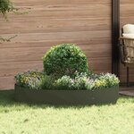 vidaXL Pots de jardin 5 Pièces vert olive 120x120x20 cm en acier