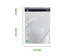 10 Enveloppes plastique opaques 80 microns n°5 - 415x520mm