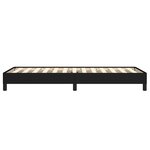 Vidaxl cadre de lit noir 90x200 cm tissu