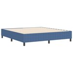 vidaXL Cadre de lit plateforme Bleu 180 x 200 cm tissu