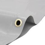 vidaXL Bâche gris Ø 2 8 m 650 g/m²
