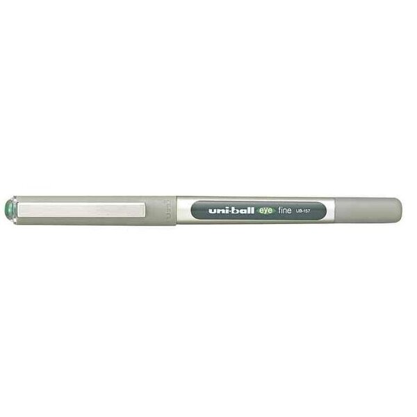 Roller encre liquide EYE UB157 pointe moyenne 0 7mm vert x 12 UNI-BALL
