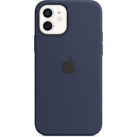 APPLE iPhone 12 | 12 Pro Coque en Silicone avec MagSafe - Bleu Marine