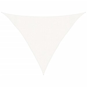 vidaXL Voile d'ombrage 160 g/m² Blanc 3x3x4 2 m PEHD