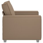 vidaXL Canapé Cappuccino 99 x 80 x 84 cm tissu