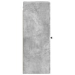 vidaXL Armoire Murale Gris béton 33 x 34 5 x 90 cm Bois d'ingénierie