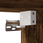 vidaXL Armoire murale de bain chêne fumé 80x25x30 cm bois d'ingénierie