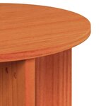 vidaXL Table basse 2 Pièces Brun cire