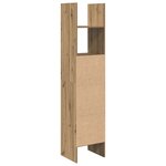 vidaXL Bibliothèque chêne artisanal 40 x 35 x 180 cm Bois d'ingénierie