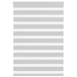 vidaXL Store zèbre gris clair largeur du tissu 95 9 cm polyester