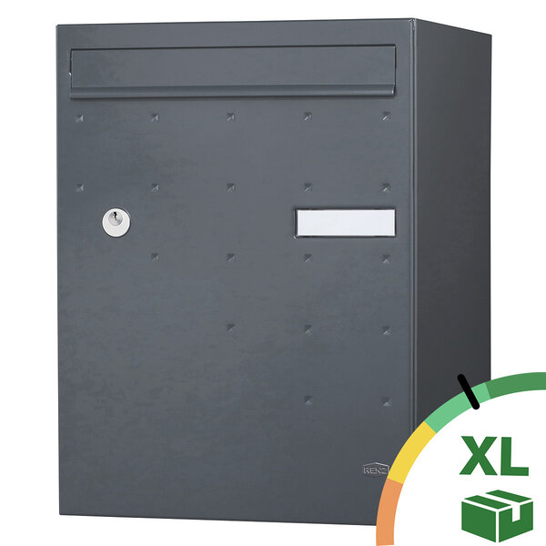 Boite à colis atout  1 porte  gris anthracite