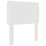 vidaXL Tête de lit Blanc 75 cm Bois d'ingénierie