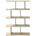 vidaXL Étagère cube murale 12 compartiments chêne sonoma