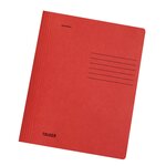 Chemise En Carte À Lamelle A4 - Rouge - X 100 - Falken