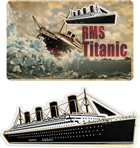 Monnaie RMS TITANIC Shaped 1/1000 Oz Or 12$ Liberia 2026 (PRÉCOMMANDE)