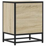 vidaXL Tables de chevet 2 Pièces chêne sonoma 40x31x50 cm bois ingénierie