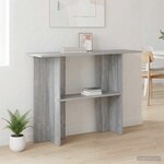 vidaXL Table console Sonoma gris 100 x 30 x 75 cm Bois d'ingénierie