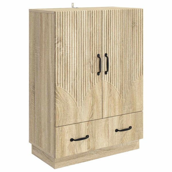 vidaXL Buffet Chêne Sonoma 66 x 34 5 x 92 cm Bois d'ingénierie