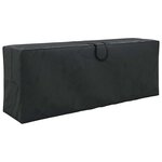 vidaXL Sac de stockage extérieur Noir 175 x 55 x 75 cm Tissu 420D