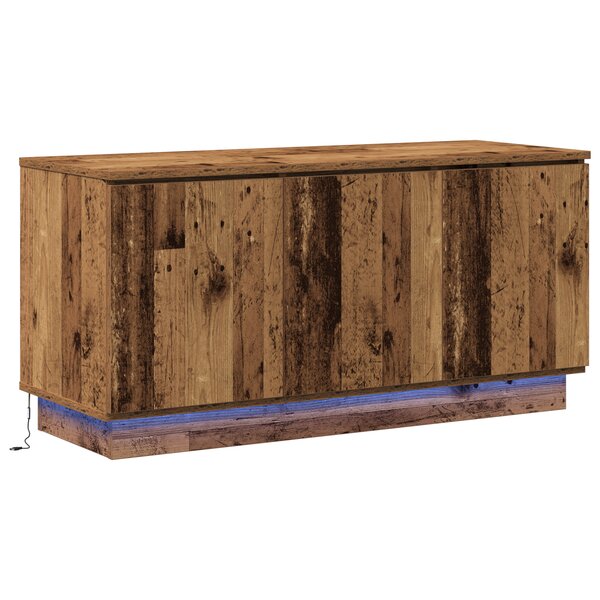 vidaXL Meuble TV Bois ancien 100x38x49 cm Bois d'ingénierie