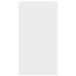 vidaXL Armoire de lavabo blanc 63x29x55 cm bois d'ingénierie