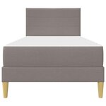 vidaXL Cadre de lit 80 x 200 cm Taupe