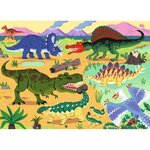Puzzle 60 p - Les dinosaures du Crétacé