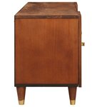vidaXL Meuble TV Marron 105 x 33 5 x 46 cm Bois de mangue massif