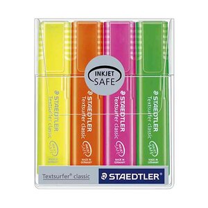 Textsurfer classic' translucide  étui de 4 staedtler