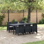 vidaXL Ensemble de salle à manger pour jardin 7 Pièces Anthracite