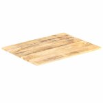 vidaXL Dessus de table Bois de manguier solide 15-16 mm 80x60 cm