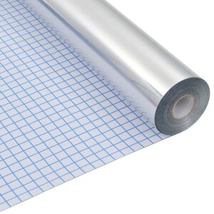 vidaXL Film miroir autoadhésif d'intimité pour fenêtre 0 9x10 m