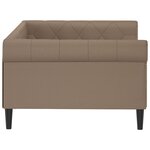 vidaXL Lit de jour cappuccino 100x200 cm similicuir