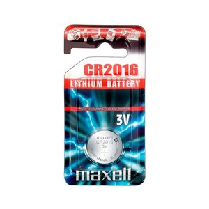 Pile bouton 3 volts cr2016 - maxell