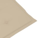 vidaXL Chaises pliables de jardin lot de 3 avec coussins Bois d'acacia