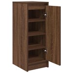 vidaXL Armoire à chaussures chêne marron 29 5x34x76 cm bois ingénierie