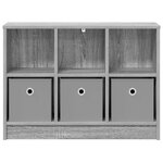 vidaXL Buffet Gris Sonoma 73 5 x 22 5 x 53 5 cm