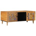 vidaXL Table basse Naturel 100 x 54 x 40 cm Bois de mangue massif