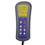 vidaXL Chaise longue de massage Noir Similicuir