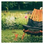 Porte-spirales d'encens - Freluche la perruche orange