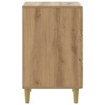 vidaXL Cabinet de chevet Chêne artisanal 43 x 41 x 66 5 cm