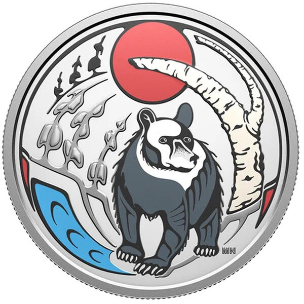 Monnaie BEAR Clan Animals Argent 15$ Canada 2026