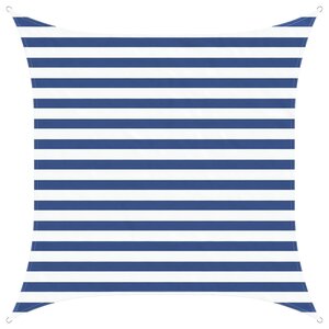 vidaXL Voile d'ombre Bleu et Blanc 2 x 2 m 100 polyester Oxford
