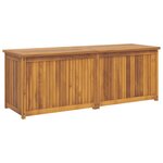 vidaXL Boîte de jardin 150x50x55 cm Bois massif de teck