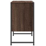 vidaXL Armoire lavabo de salle de bain chêne marron 60x33x60 cm