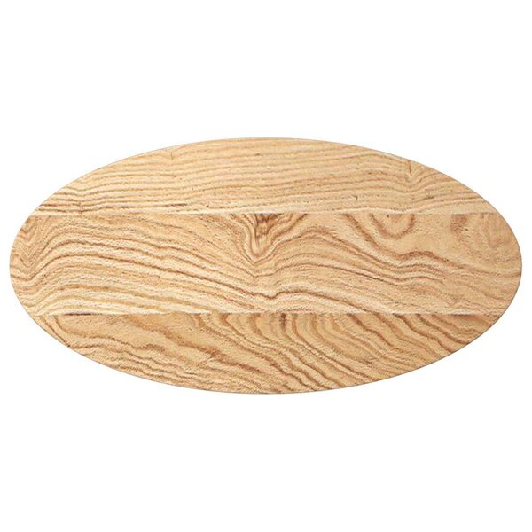 vidaXL Dessus de table 80x40x4 cm bois de chêne massif ovale