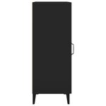 vidaXL Buffet Noir 34 5x34x90 cm Bois d'ingénierie