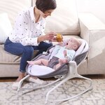 Tiny love transat pour bébé 3 en 1 cozy rocker napper gris