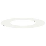 vidaXL adapté pour anneau d'arbre plat Blanc Ø40 / 70 cm Acier