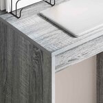 vidaXL Bureau Gris Sonoma 60 x 40 x 76 cm